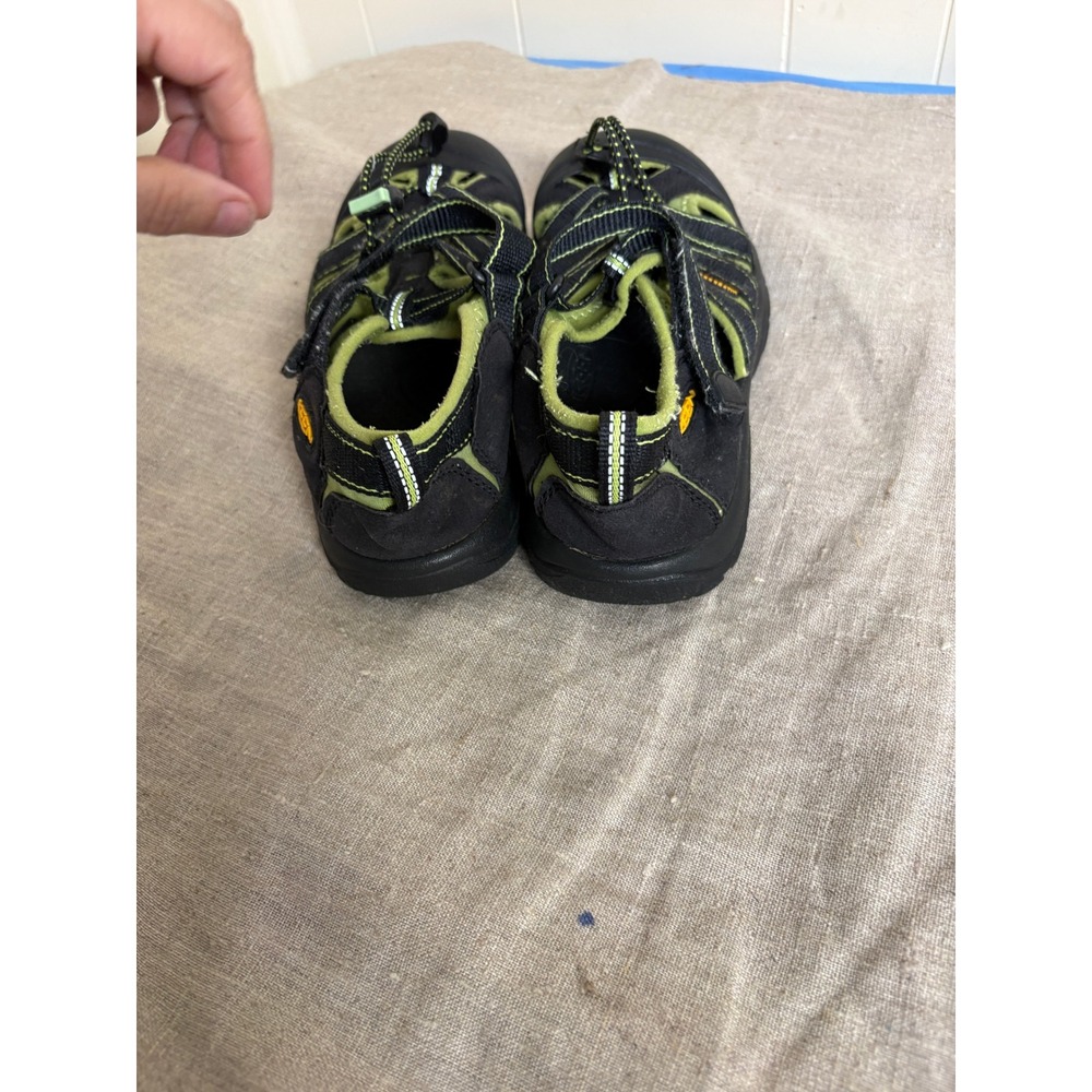 Keen Newport H2 Sandal Kids 5 Black Green Waterproof Hiking Water Shoes 26082703 - Picture 6 of 9